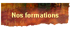 Nos formations